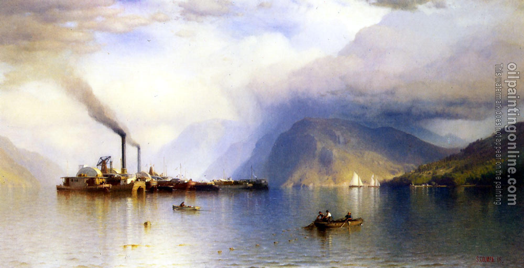 Samuel Colman - Storm King on the Hudson